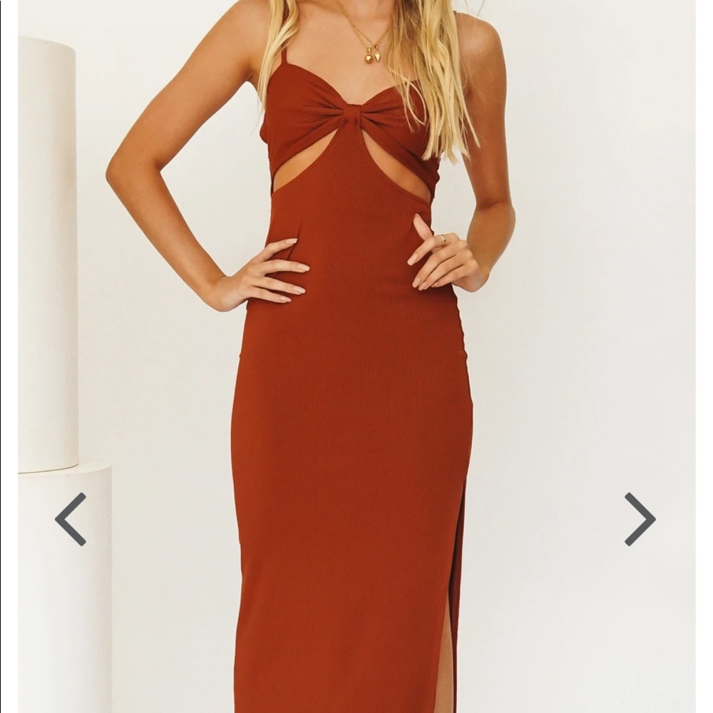 Verge Girl Cutout Midi Dress(SOLD)